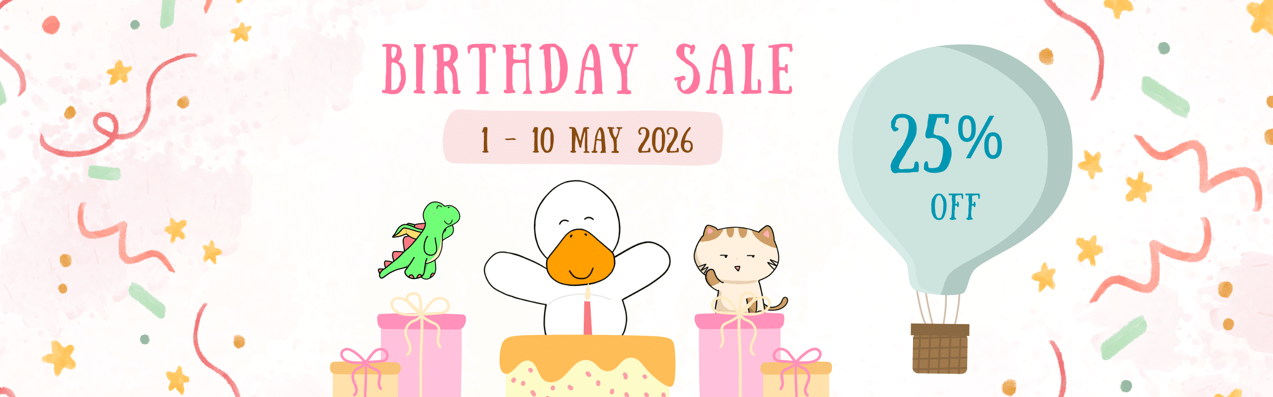 Chubby Duffy Birthday Sale 2026